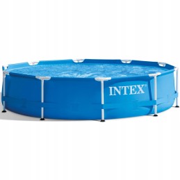 Didelio rėmo baseinas 305 cm apvalus intex 28202np siurblių rinkinys 10in1