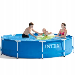 Didelio rėmo baseinas 305 cm apvalus intex 28202np siurblių rinkinys 10in1