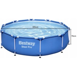 Bestway apvalaus rėmo baseinas 305x76cm