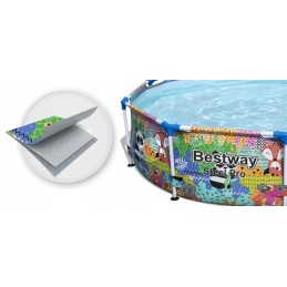 Bestway apvalaus rėmo baseinas 274 x 274 cm