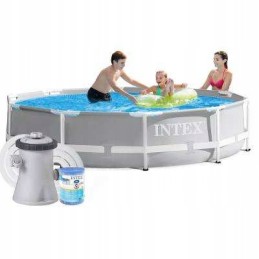Sodo baseino prizmė 305x76 intex 26702 siurblys