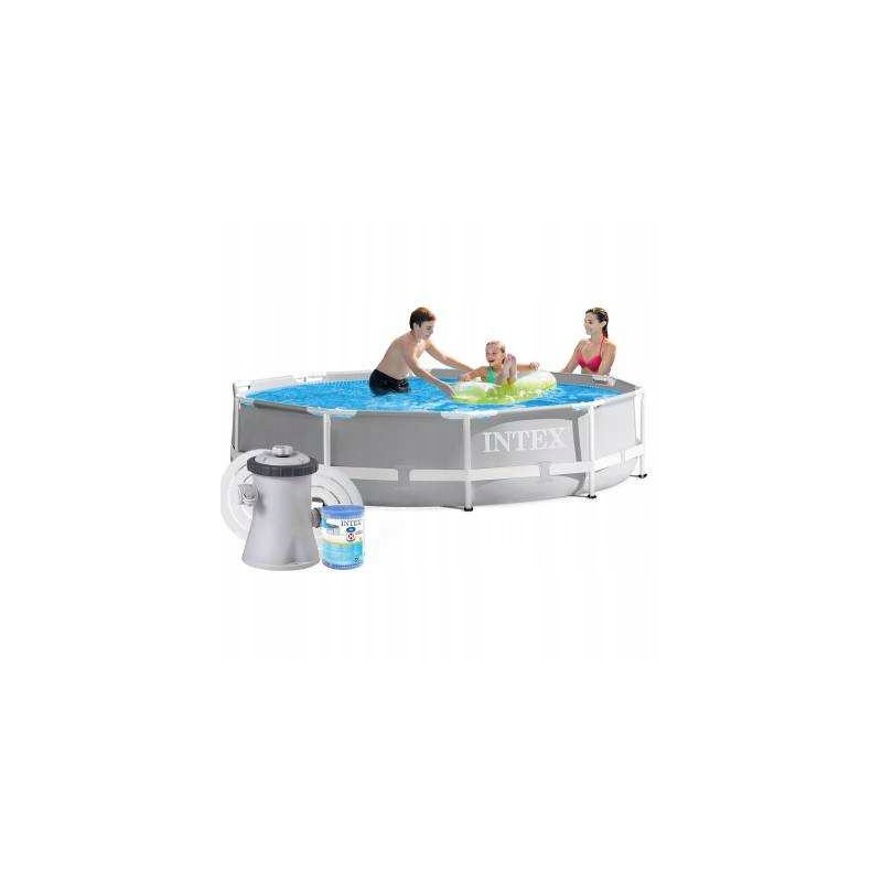 Sodo baseino prizmė 305x76 intex 26702 siurblys