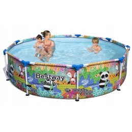 Bestway plieno profesionalaus rėmo baseinas
