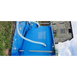 Avenli didelis sodo rėmo baseinas 360x76 siurblys