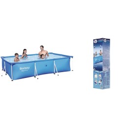 Didelis bestway rėmo šeimos baseinas 300x201x66