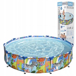 Sodo baseinas, rėmas, 305x66cm, apvalus, bestway