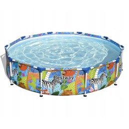 Sodo baseinas, rėmas, 305x66cm, apvalus, bestway