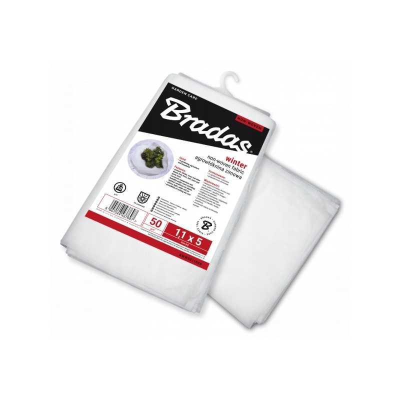 Bradas agrotekstilė 50 žieminė balta, 1,1 x 5 m - aww5011005