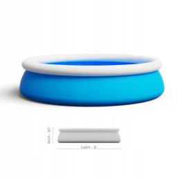 Apvalus išsiplėtimo baseinas 366 x 366 cm bestway 57274