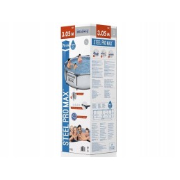 Plieninis sodo baseinas 305x76 bestway 56406 3in1 pro max