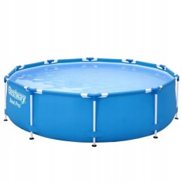 Apvalaus rėmo baseinas 305x76 bestway 56679 16in1 didelis su filtro siurbliu