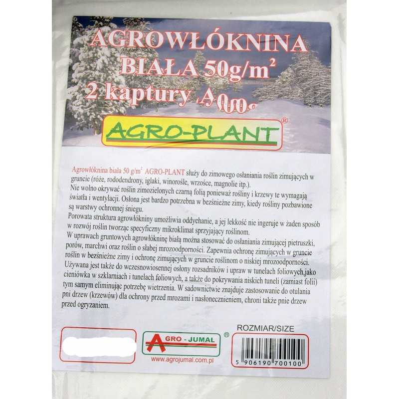 Apsauginis gaubtas, 2 vnt, 50x80cm, balta agrotekstilė