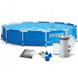 Karkasinis baseino siurblys 366x76 intex 28212 10in1 didelis