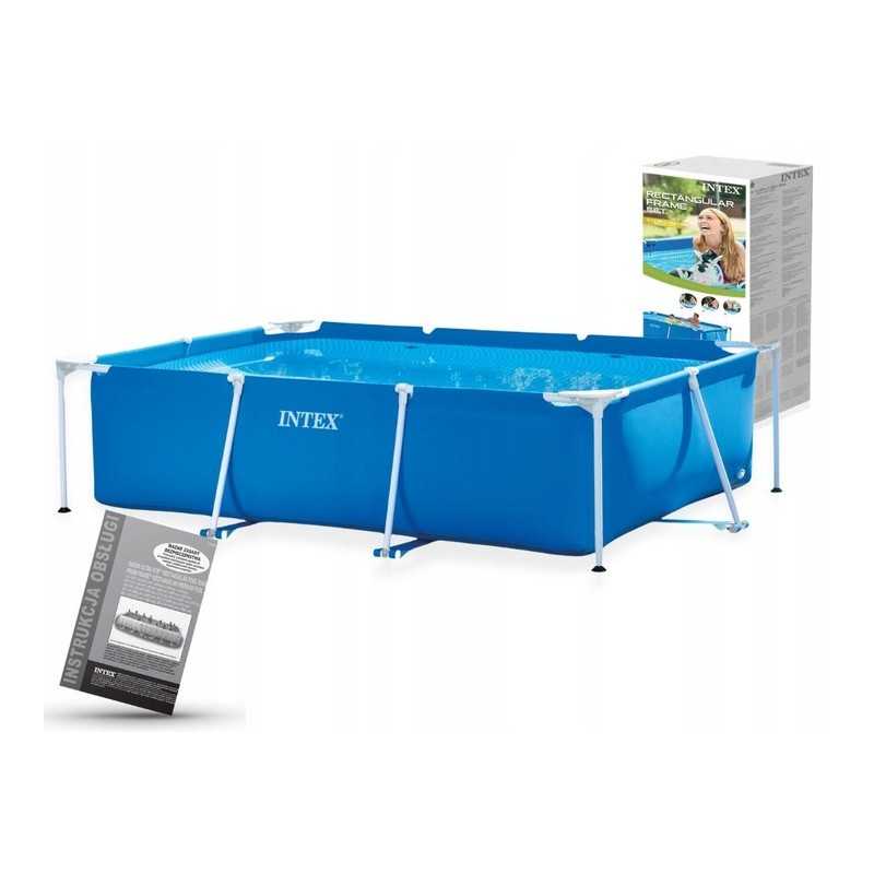 Karkasinis baseinas 260x160x65 stačiakampio rėmo baseinai intex 28271np