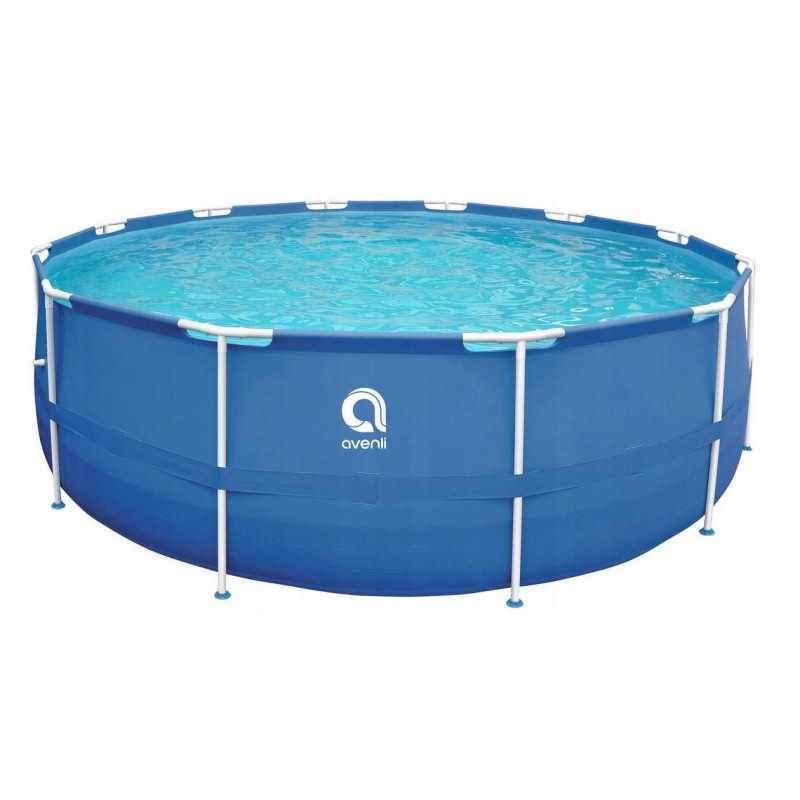 Apvalus baseinas su rėmu ir filtru, 360x76 cm, Avenli
