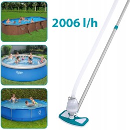 Bestway 58234 baseino dulkių siurblys 2in1 rinkinys su sieteliu