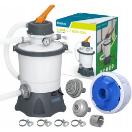 Bestway 58515 3028 lh baseino smėlio siurblio chemconnect dozatorius