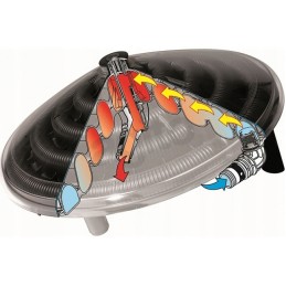 Sodo dušas, saulės dušas su šildytuvu