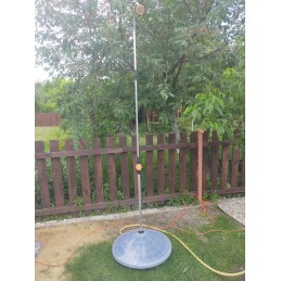 Sodo dušas, saulės dušas su šildytuvu