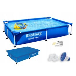 Rėmo baseinas 221x150x43 rinkinys 7in1 bestway 56401