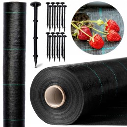 Agrotekstas augintas audinys juodas 160x 5000cm 70 g m2