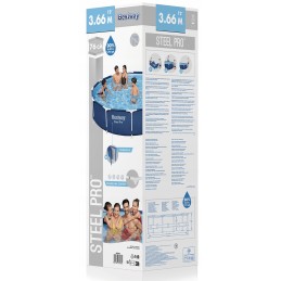 Rėmas sodo baseinas 366x76 bestway 56706 8in1