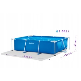 Karkasinis baseinas 220 x 150 x 60 cm 28270 intex