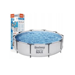 Baseinas stelaz bestway 56406 plieno pro max 305x76cm