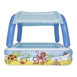 Pripučiamas sodo baseinas su stogeliu vaikams