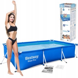Bestway ristkülikukujuline aiabassein lastele, suur, 300x201 cm