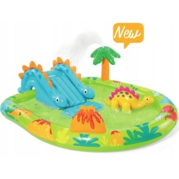 Mažas baseinas Dino intex 57166 žaidimų aikštelės čiuožykla