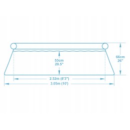 Išplečiamasis sodo baseinas 305x66 bestway pilnas 16in1