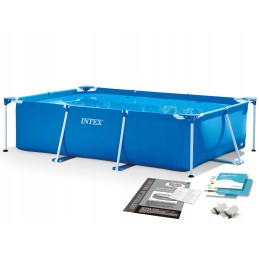 Plieninis sodo baseinas 220x150cm intex 28270