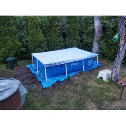 Plieninis sodo baseinas 220x150cm intex 28270