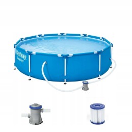 Rėmas sodo baseinas su pompa 305 x 76 cm bestway 56679
