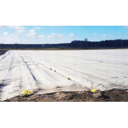 ⭐⭐balta agrotekstilė šalnoms 420 cm x 10 metrų, atsilieka su UV filtru⭐⭐