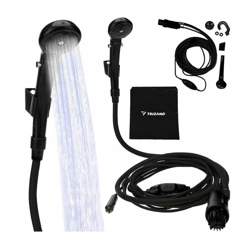 nešiojamas turistinis dušas