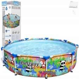 Sodo rėmo baseinas 274x66 bestway 4in1 komplektas