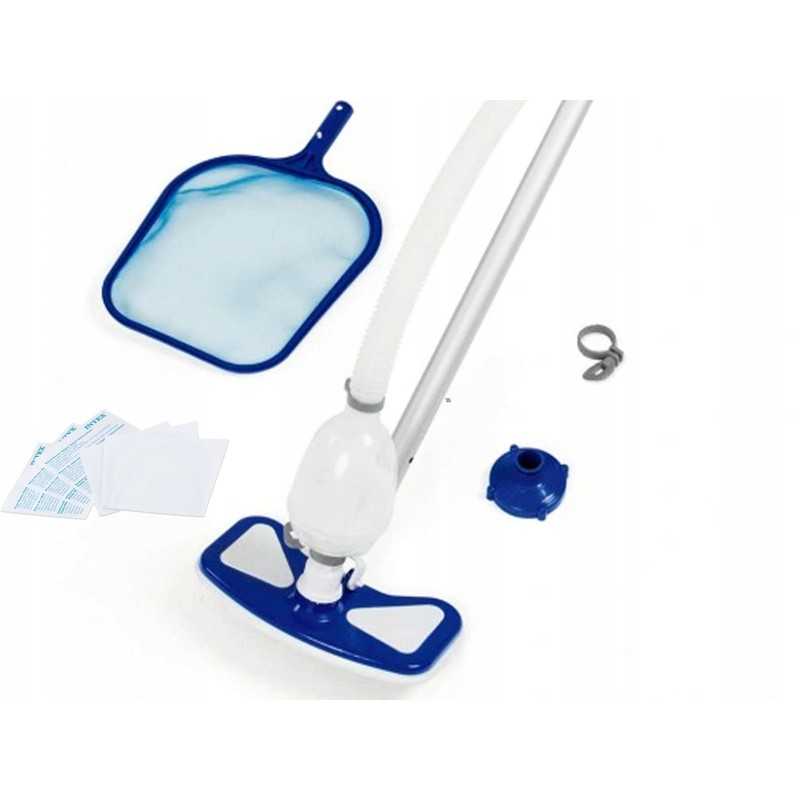 2in1 tinklelio dulkių siurblio baseino valymo rinkinys