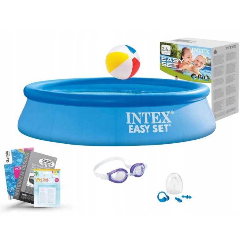 Intex išsiplečiantis sodo baseinas 244x61 28106 7in1