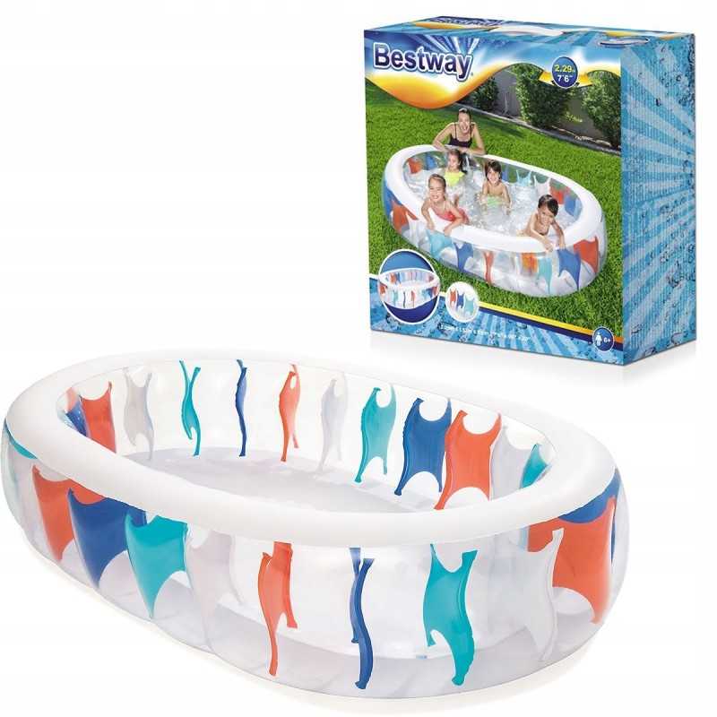 Bestway 54066 pripučiamas baseinas 542 l 229x152x51 cm