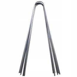 Metaliniai smeigtukai įvairių tipų agrotekstilei, agrotekstilei ir geotekstilei tvirtinti prie žemės, taip pat smeigtukai kurmių