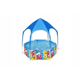 Karkasinis sodo baseinas su stogu 183 cm x 51 cm bestway 5618t