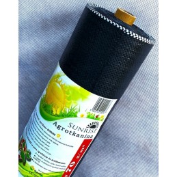 ⭐⭐Juoda agrotekstilė 1,1x50 uv70 sunrise nuo piktžolių agrotekstilė + kaiščiai⭐⭐