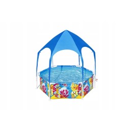 Karkasinis sodo baseinas su stogu 183 cm x 51 cm bestway 5618t