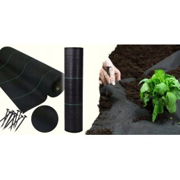 Tvirtas kilimėlis nuo piktžolių, agrotekstilė, 1,1x100m, 70g