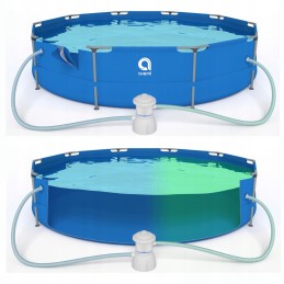 Sodo baseinas 19 in 1, rėmas, 305x76, nemokamas siurblys