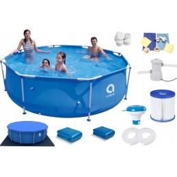 Avenli karkasinis sodo baseinas 305x76cm, nemokama siurblys