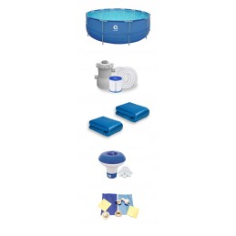 Sodo baseinas 20 in 1, rėmas, 305x76, nemokamas siurblys