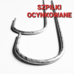 Smeigtukai, kaiščiai, inkarai agrotekstilei tvirtinti, agrotekstilė, 500 vnt, 25 cm, cinkuoti, cinkuoti